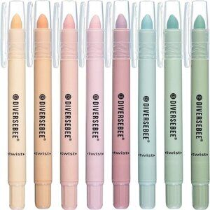 NEW 8 Pack Bible Highlighters and Pens No Bleed Assorted Colors Gel Highlighters